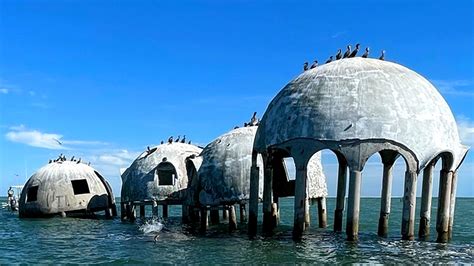 name of camp of metal dome houses|cape romano dome building.